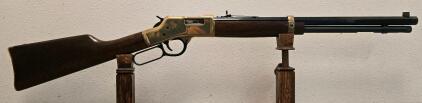 Henry Big Boy Brass Side Gate Lever-Action Rifle, .357 Mag/.38 Spl, 20" Octagonal Barrel, Walnut Stock