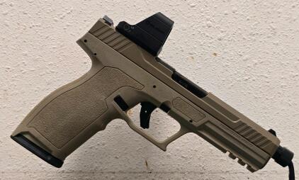 Palmetto State Armory 5.7 Rock, 5.7x28MM, Olight Osight, 11 Mags, Threaded Barrel, FDE, Range Bag