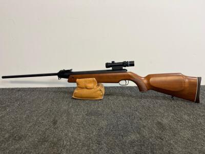 Feinwerkbau Sport 124 .177 Caliber Air Rifle, Beeman Blue Ribbon Scope, SN 55113, German Made