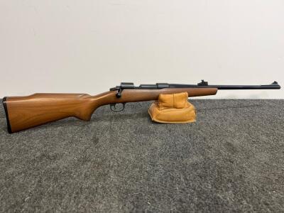 Crosman Model 76 .177 Cal CO2 Bolt-Action Air Rifle, Wood Stock, Vintage, 38" Length, USA Made
