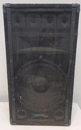 Technical Pro VRTX15 Passive PA Speaker, 15" Woofer, 300W RMS, 8 Ohms