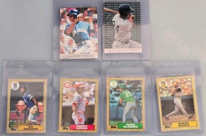 1987 Topps and 1995 Fleer Baseball Rookie/Prospect Card Lot - McGwire, Bonds, Jeter, Rodriguez