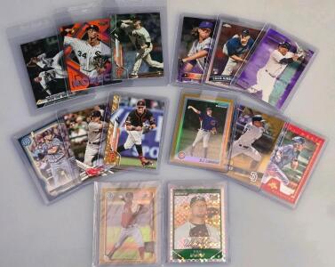 Baseball Card Lot: Topps/Bowman Chrome RC Parallels, Serial #, Autos, Marte/Urias 18 Cards