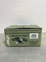 American Eagle XM855 5.56x45MM NATO 62Gr FMJ Green Tip 150 Round Box, 3020 FPS, Brass Case - 3