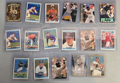 Hall of Fame & Rookie Baseball Card Collection, Donruss/Topps, Frank Thomas #/93, Griffey Jr.