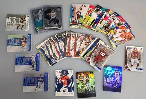 Panini NFL Trading Card Lot: Illusions, Prestige, Mosaic, Absolute, Rookies & Stars, 2019-2021, Includes Rookie Cards and Inserts
