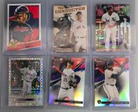 2020&ndash;2022 Topps Chrome MLB Card Lot: Stars, Refractors, Lindor, Rizzo, Sale, Parallels (Mainly Rookies) - 2