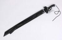 Gunblade-Style Fantasy Sword, 38" Overall Length, Stainless Steel Blade, Includes Sheath (shelf 5) - 3