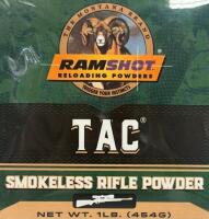 Ramshot TAC Smokeless Rifle Powder, 1 lb, Double-Base Spherical Propellant - 2