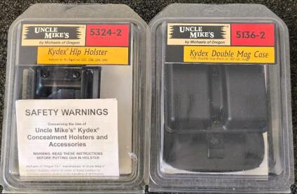 Uncle Mike's Kydex 5324-2 LH Holster for Sig Sauer 225/228/229/245 & 5136-2 Double Mag Case