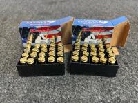 Hornady American Gunner .40 S&W 180 gr XTP JHP, 2 Boxes of 20 Rounds, USA Made Ammo - 2
