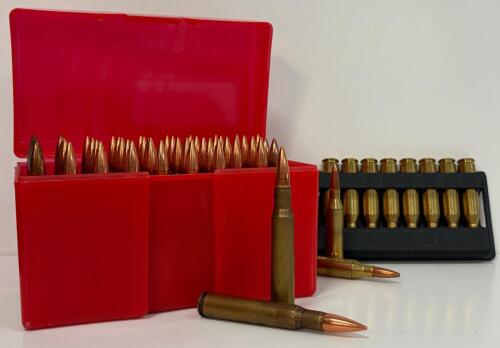 Approx. (48) Rounds Of 30-06 Rifle Cartridges and .223 Ammo, Mixed Headstamps, Brass Cases
