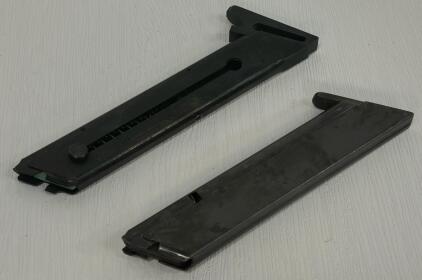 (2) High Standard Victor .22 Short 10-Round Steel Magazines, Green Follower, Target Pistol