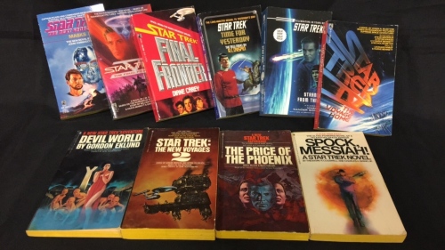 (10) 1970-80s Star Trek Pocket Books