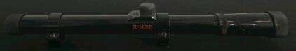 Simmons Rifle Scope 4x32mm, 1" Tube, with Mount Rings &ndash; Gloss Black, Truplex Reticle