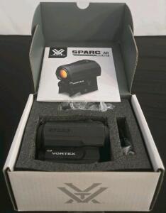 Vortex SPARC AR 1x22mm Red Dot Sight, 2 MOA Dot, Picatinny Mount, Boxed