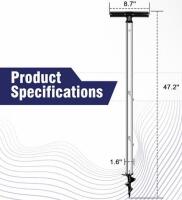 OneBass Baitcasting Rod & Reel Combo, 6.9 ft, 2-Piece, with 47.2" Sand Auger Pole (Location 8) - 6