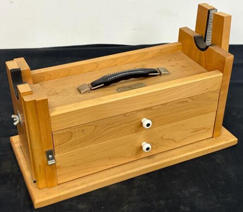 Pflumm Gun Mfg. Drawer Vise &ndash; Hardwood, Dual Drawers, Adjustable Vise Ends (Location 9)