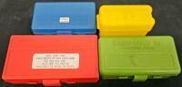 MTM CASE-GARD Pistol Ammo Storage Boxes (P50-9M, P50-25, P50-38, P50-20), Set of 4 Translucent 50-Round Plastic Ammunition Storage Cases (#12) - 2
