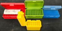 MTM CASE-GARD Pistol Ammo Storage Boxes (P50-9M, P50-25, P50-38, P50-20), Set of 4 Translucent 50-Round Plastic Ammunition Storage Cases (#12) - 3