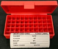 MTM CASE-GARD Pistol Ammo Storage Boxes (P50-9M, P50-25, P50-38, P50-20), Set of 4 Translucent 50-Round Plastic Ammunition Storage Cases (#12) - 5