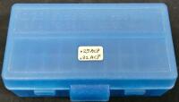 MTM CASE-GARD Pistol Ammo Storage Boxes (P50-9M, P50-25, P50-38, P50-20), Set of 4 Translucent 50-Round Plastic Ammunition Storage Cases (#12) - 8