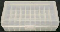 MTM CASE-GARD Pistol Ammo Storage Boxes (P50-9M, P50-25, P50-38, P50-20), Set of 4 Translucent 50-Round Plastic Ammunition Storage Cases (#12) - 14