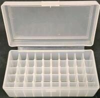 MTM CASE-GARD Pistol Ammo Storage Boxes (P50-9M, P50-25, P50-38, P50-20), Set of 4 Translucent 50-Round Plastic Ammunition Storage Cases (#12) - 15