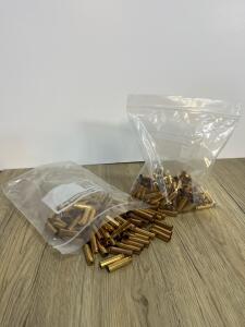 Approx. 200 Cleaned Brass Shell Casings, Boxer Primed, Reloadable, Packed in Bags inspect in person