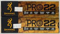 Winchester Super-X 22 LR 40gr, Browning Pro22 40gr & CCI CB Long 29gr - Multiple Boxes Ammo - 2