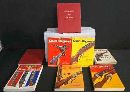 Gun Digest 1962&ndash;1964 Set (7 Volumes), Deluxe Hardcovers, Edited by John T. Amber, Illustrated