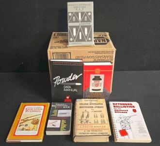 Vintage Reloading, Ballistics & Firearms Reference Book Collection: Hodgdon, Keith, Hatcher, NRA (SHELF 10)