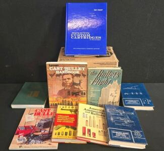 Lot of Technical Firearms Ballistics Books: Mann, Lyman, Howell, Matunas, Hatcher, Harrison (SHELF 10)