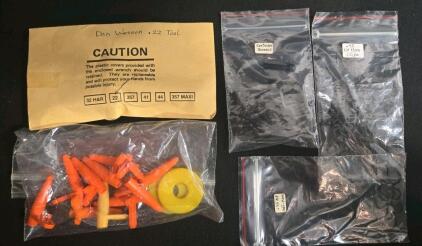 Firearm Gunsmith Parts Bundle: Dan Wesson .22 Tool Covers, Contender Screws, .45 ACP Moon Clips