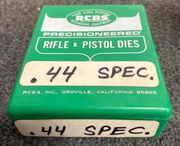 RCBS Precisioneered 3-Die Set for .44 Special, Standard 7/8"-14, Original Box Included