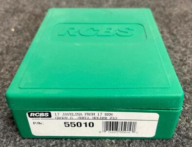 RCBS 17 Javelina Case Forming & Trim Die Set, 3 Dies, for 17 Remington Conversion, P/N 55010