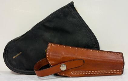 Vintage Safariland 522 Leather Holster & Browning Soft Pistol Case (Location 12)