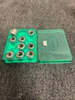 RCBS Shell Holder Set for Reloading Press, #1-12 (10 pcs), Green Case, Steel, USA - 3