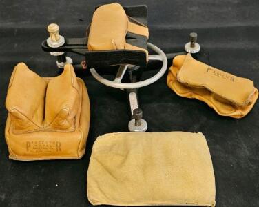Gene Beecher Benchrest Front Shooting Rest with Protektor Model Leather Sandbags (#4)