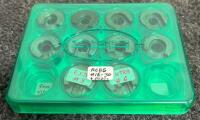 RCBS Reloading Shell Holders Set #16-30 Extras 9mm Ultra with Case, 10 Pieces