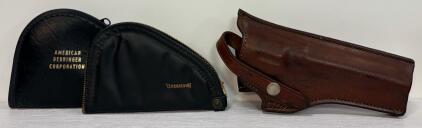 Browning & American Derringer Soft Cases, Safariland Model 25 S&W Large Frame Leather Holster (Location 12)