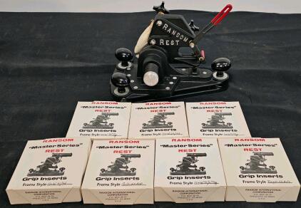 Ransom Master Series Handgun Shooting Rest with Multiple Grip Inserts(#4)