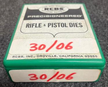 RCBS .30-06 Springfield 3-Die Set &ndash; Full-Length, Expander, Seating Dies w/Case