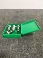RCBS Precisioneered .25 ACP 3-Die Set for Reloading &ndash; Steel, 7/8"-14 Thread, Green RCBS Box - 4