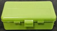 CASE-GARD 50 & Red Plastic Ammo Reloading Boxes, 50-Round Capacity, Set of 4, Flip-Top Latch (#12) - 5