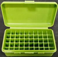 CASE-GARD 50 & Red Plastic Ammo Reloading Boxes, 50-Round Capacity, Set of 4, Flip-Top Latch (#12) - 6