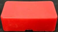CASE-GARD 50 & Red Plastic Ammo Reloading Boxes, 50-Round Capacity, Set of 4, Flip-Top Latch (#12) - 7