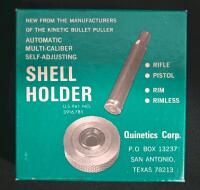 RCBS Hornady Expander/Decapping Rods Lot, Quinetics Multi-Caliber Shell Holder, Reloading Tools - 3