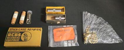 RCBS Stuck-Case Remover, Whitetail CLR/CSR Tools, Chamber Gauges, Cavity Maker, Brass Nuts (Shelf 5000)