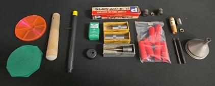 Vintage Pacific Crimp Remover, RCBS 9348 Deburring Tool, Assorted Reloading Accessories